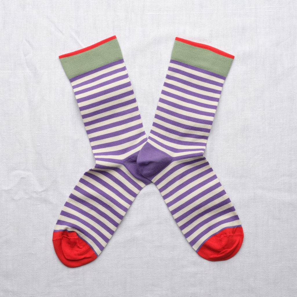 Chaussettes Rayures Iris