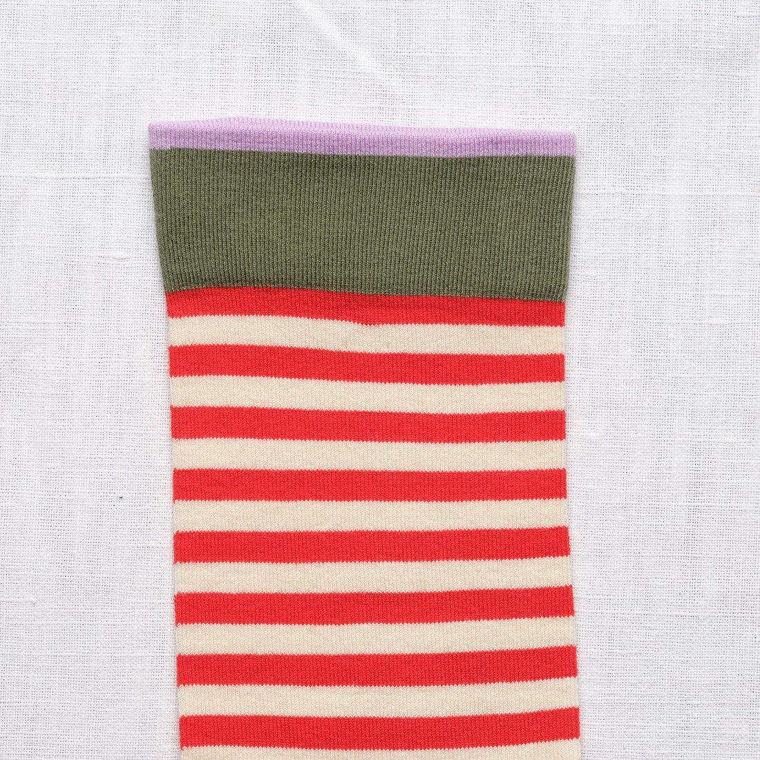 Red Striped Socks
