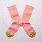 Chaussettes Unies Rose Pêche