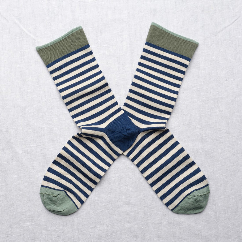 Chaussettes Rayures Marine