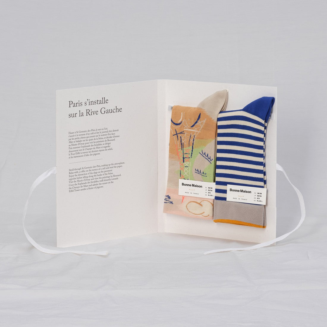 Livres 2 chaussettes - Paris -  Dufy inspiration - Paris - Tour Eiffel