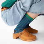 Chaussettes Rayures Terre d'Ombre