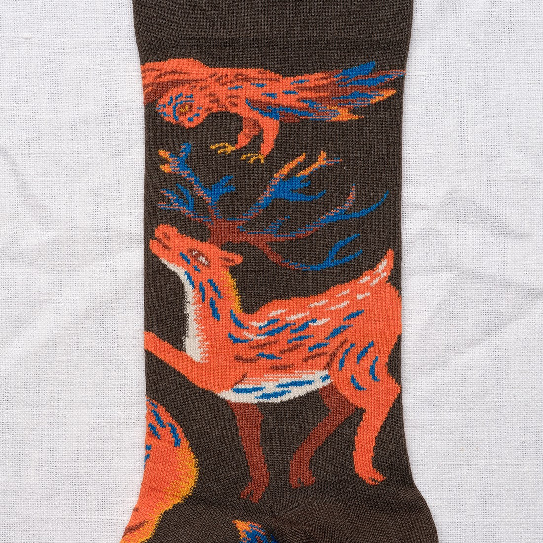 Chaussettes Animaux Terre d'Ombre