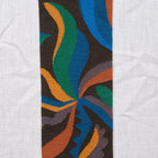 Abstract Floral Knee-High Socks