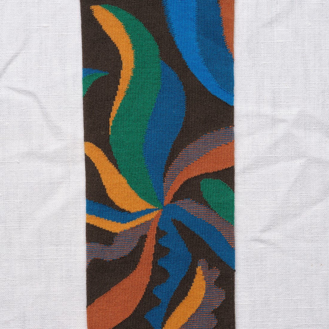 Abstract Floral Knee-High Socks