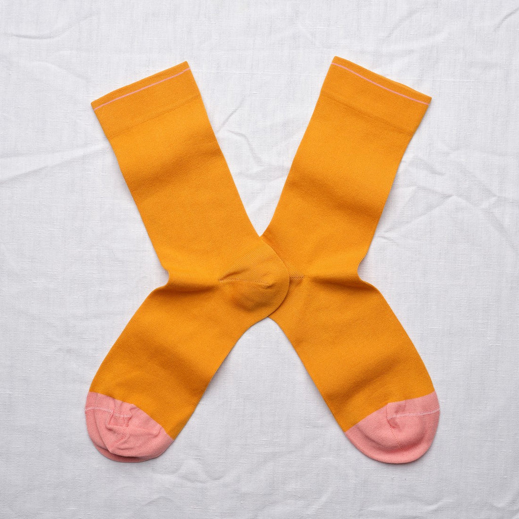 Chaussettes Unies Curcuma
