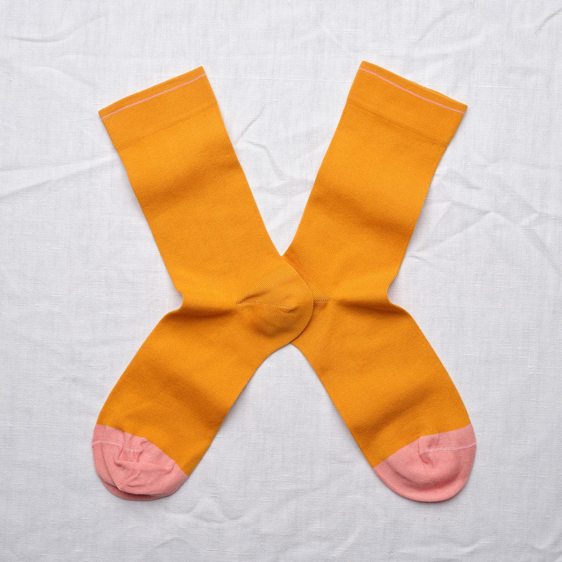 Chaussettes Unies Curcuma
