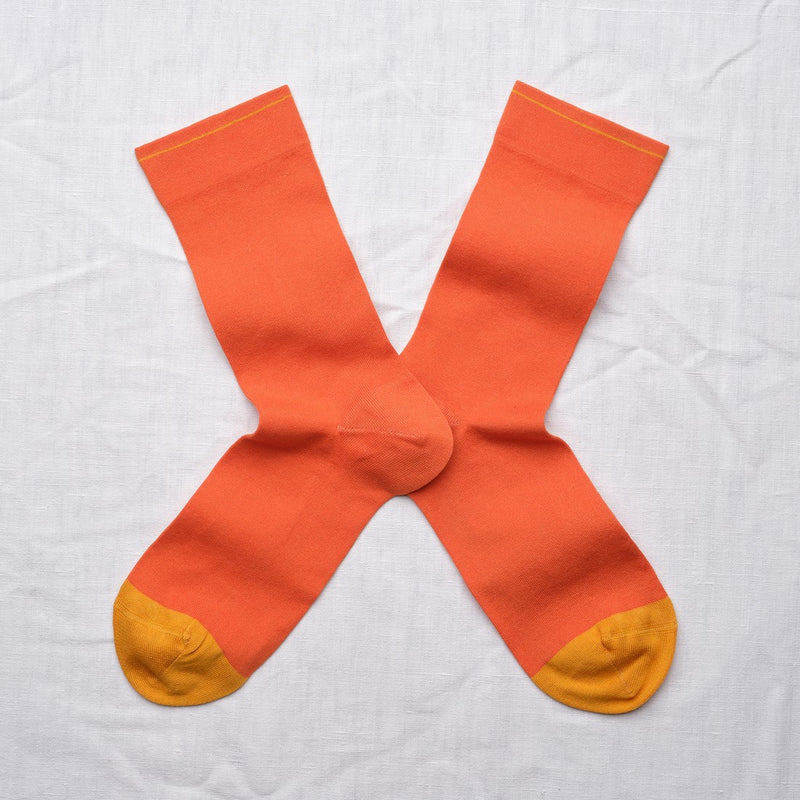 Plain Orange Socks