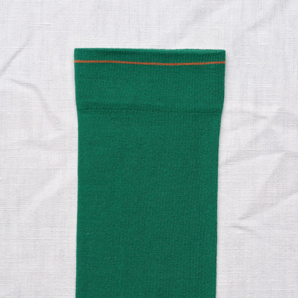 Plain Emerald Socks
