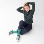 Plain Emerald Socks