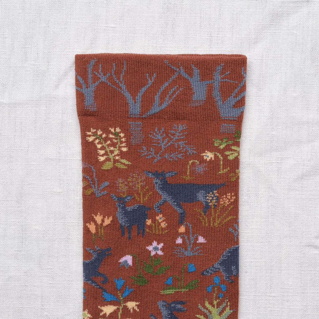 Sepia Undergrowth Socks
