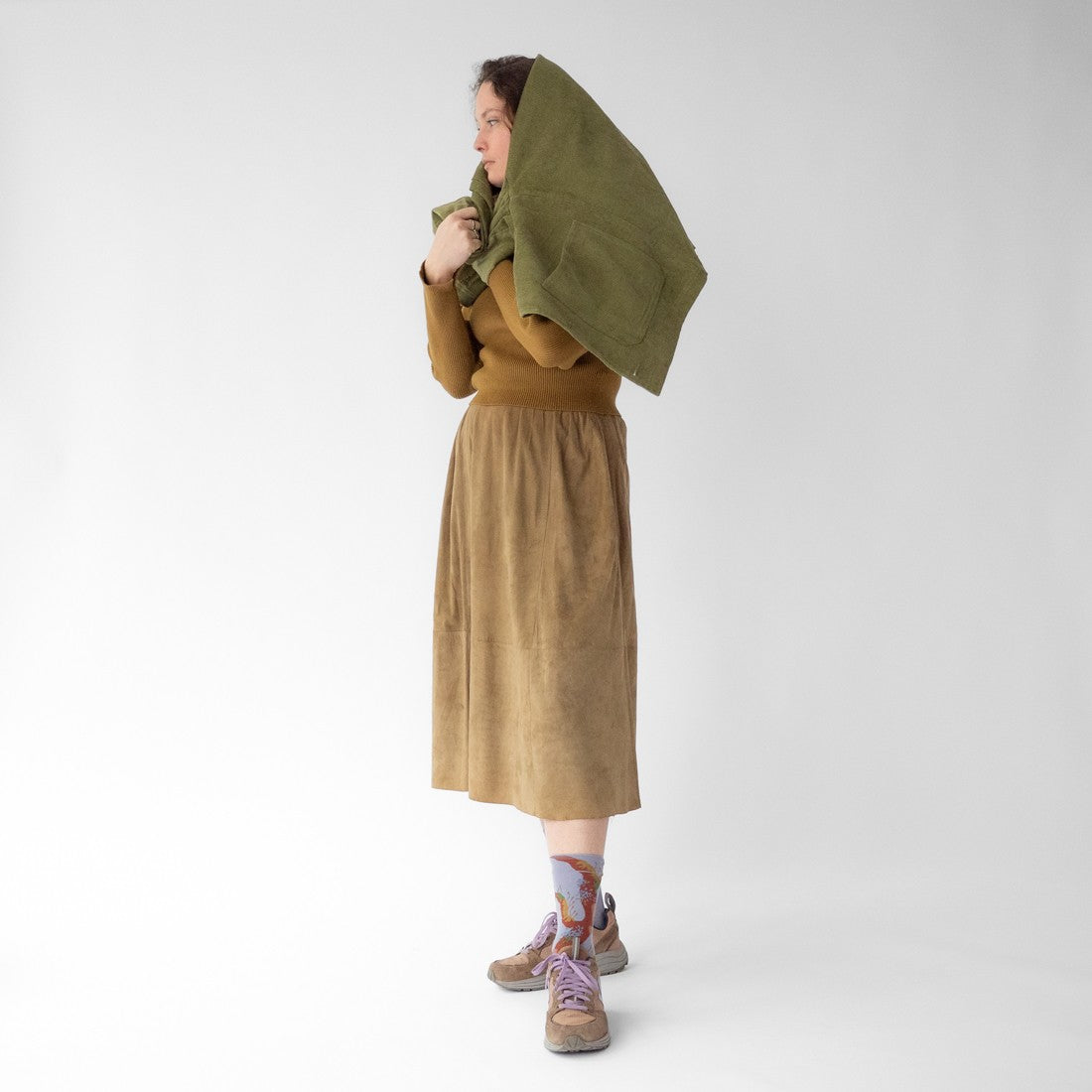 Arbor Gray-Mauve Socks