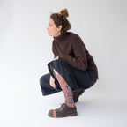 Oak Grape Knee-Highs
