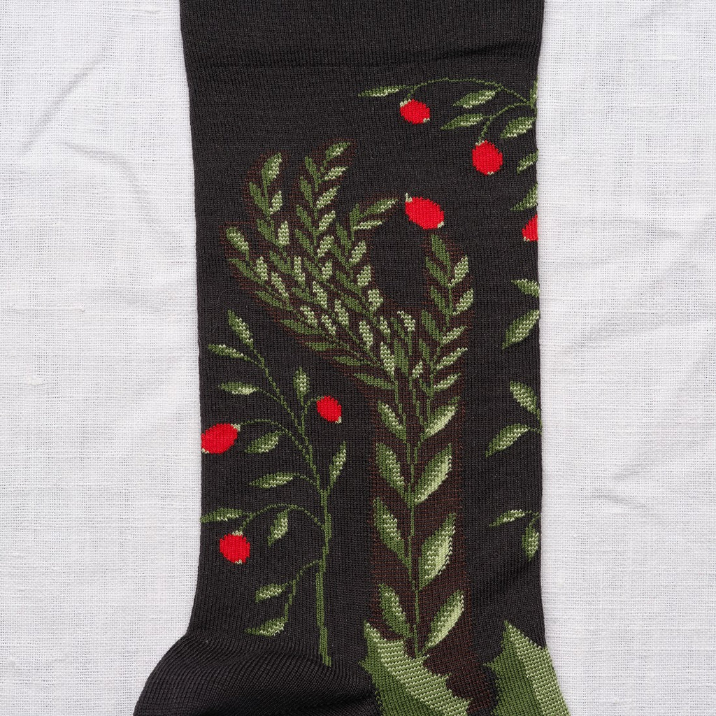 Picking Socks Faux Black