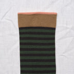 Faux Black Stripe Sock