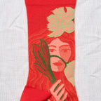 Red Faces Socks