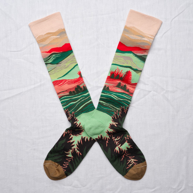 Lichen Landscape Knee-High Socks
