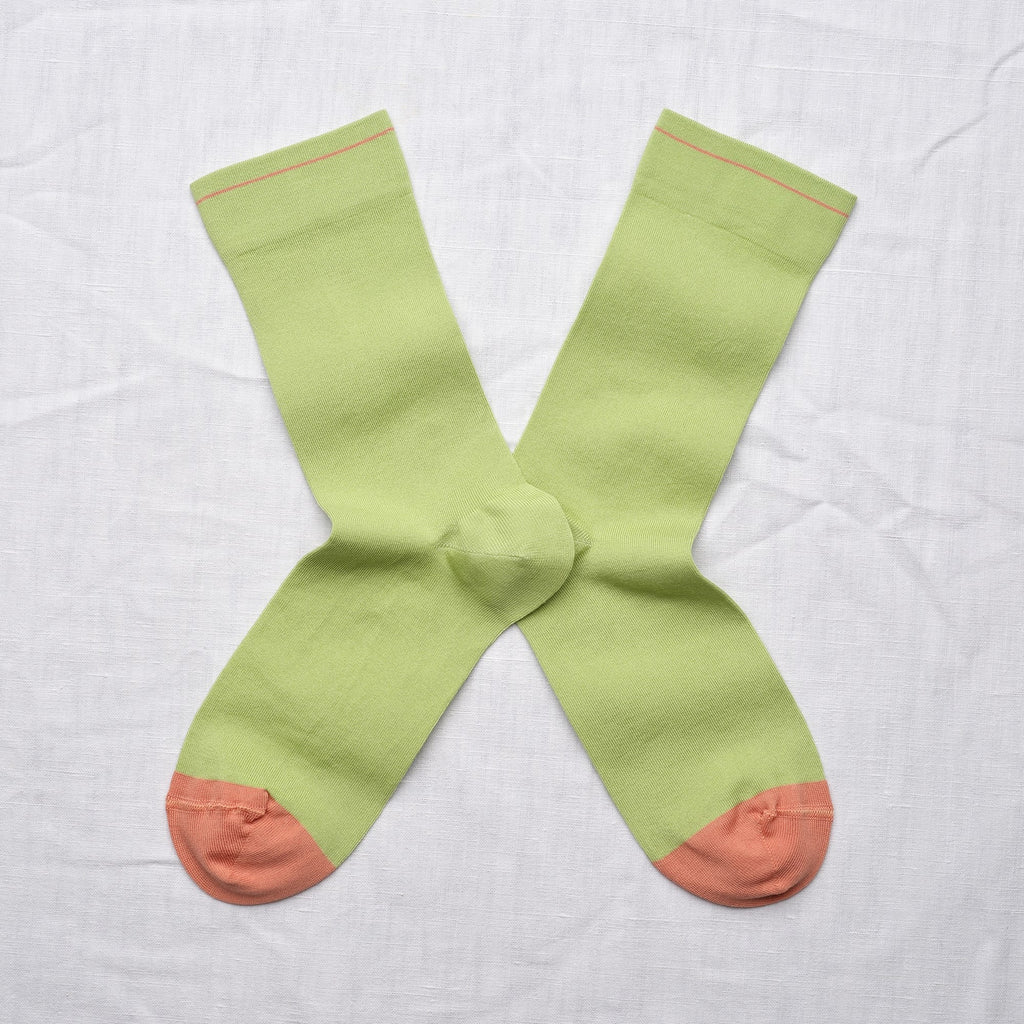 Chaussette Uni Lime