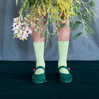 Chaussettes Uni Lime