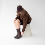 Plain Sepia Sock