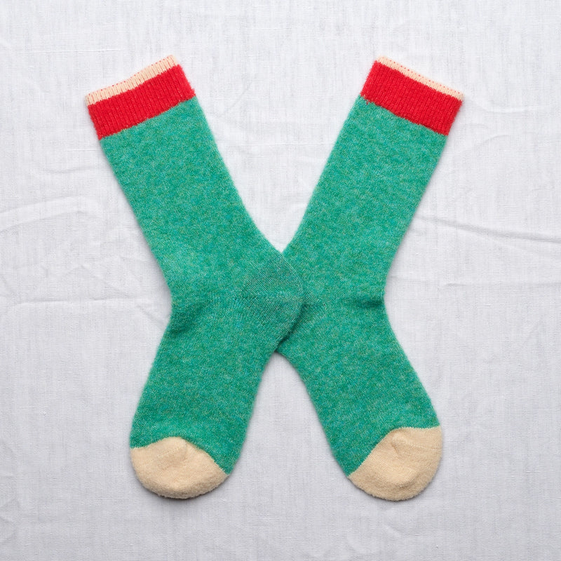Foam Socks - Plain Green