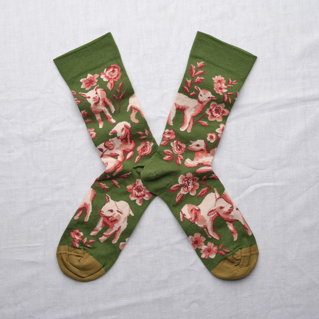 Chaussettes Agneaux Cactus