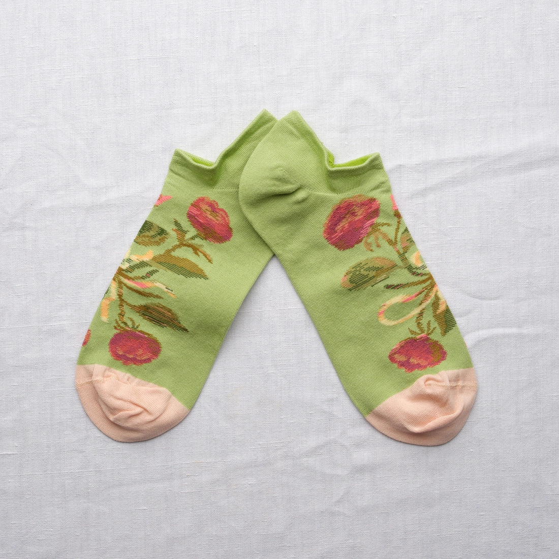 Socquettes Nœud et fleurs