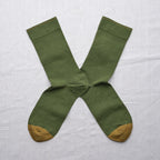 Chaussettes uni cactus