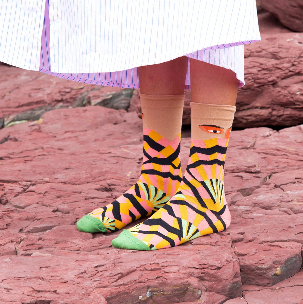 Praline Fan Socks