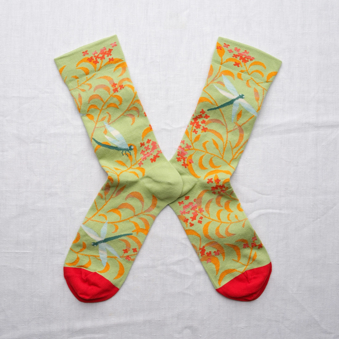 Chaussettes Libellule Lime
