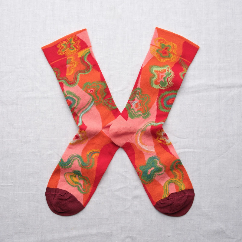Abstract Multi-color Socks