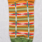 Turmeric Checkered Ankle Socks