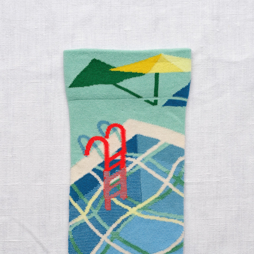 Mint Pool Socks
