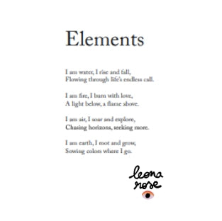 Livre Elements: Eau & Air - Leona Rose
