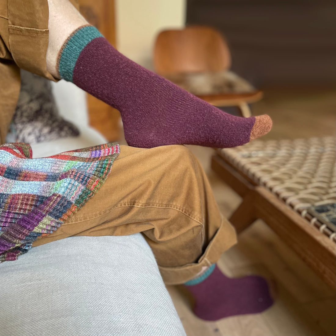 Chaussettes Mousse Uni Porto