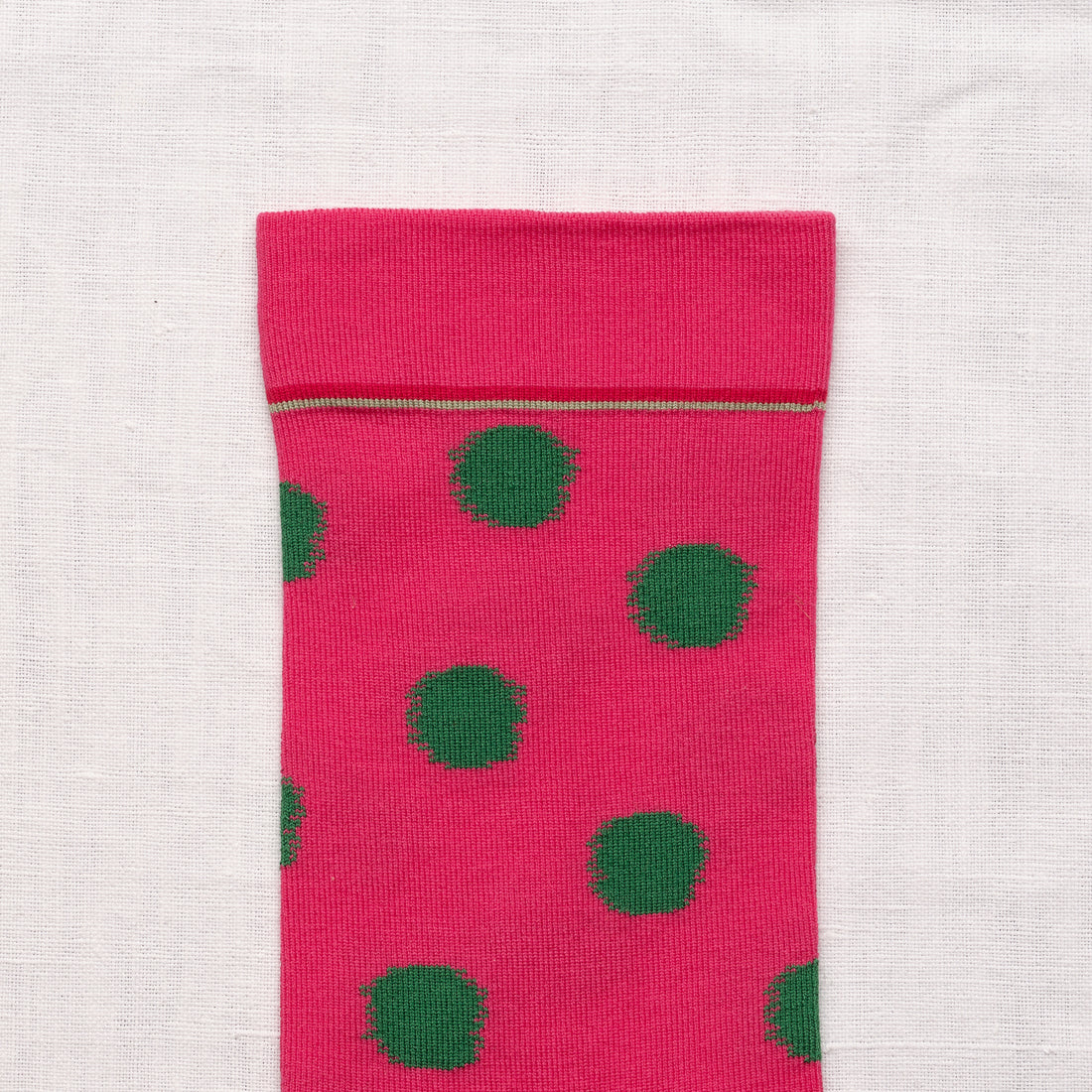 Chaussettes Pois Framboise