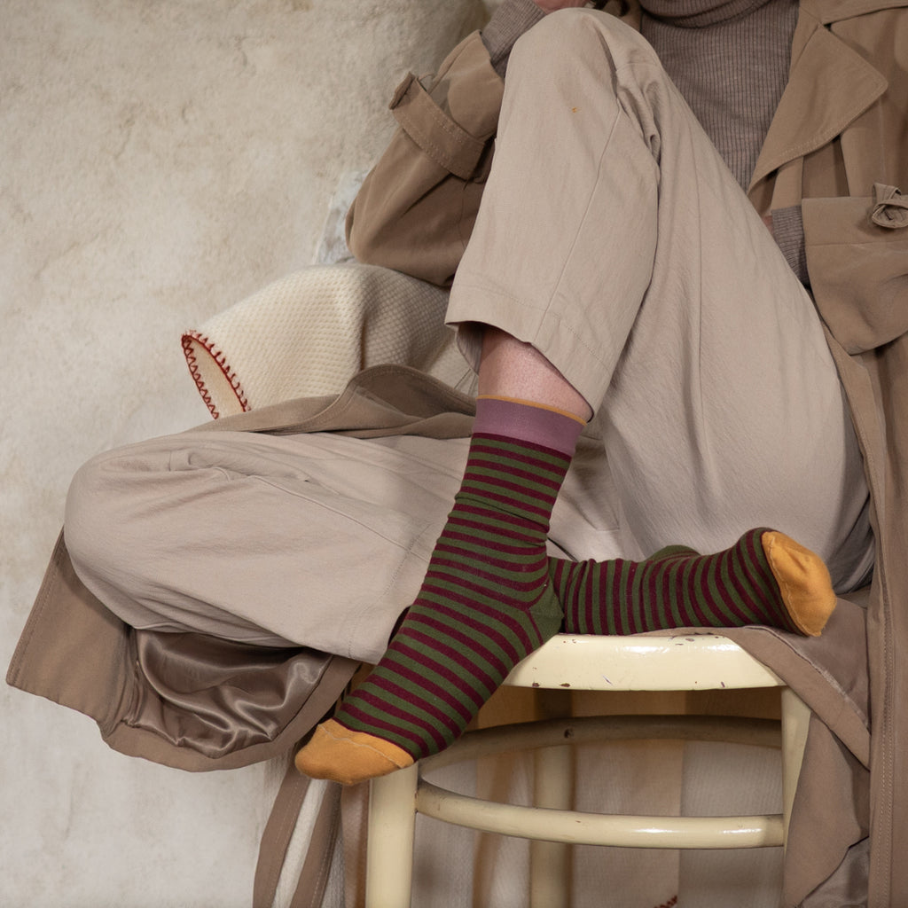 Cypress Stripe Socks