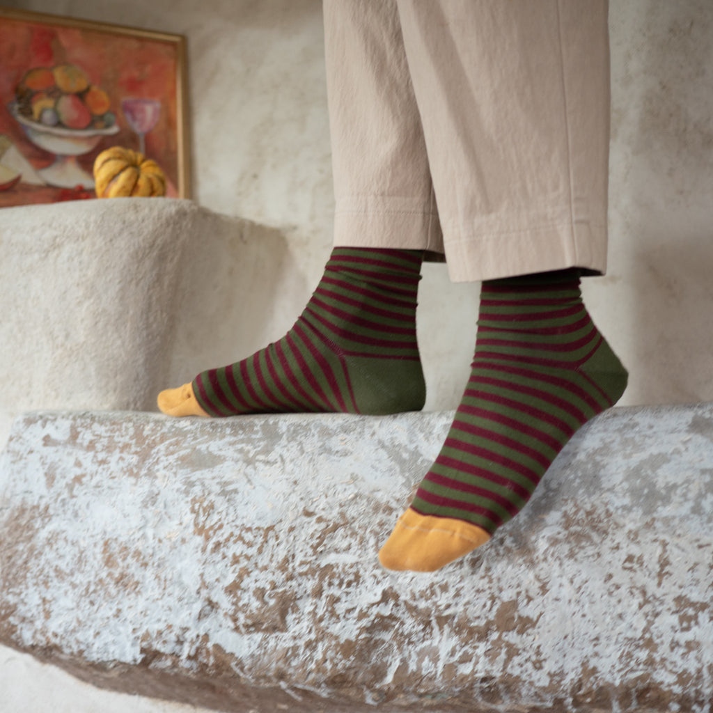 Cypress Stripe Socks