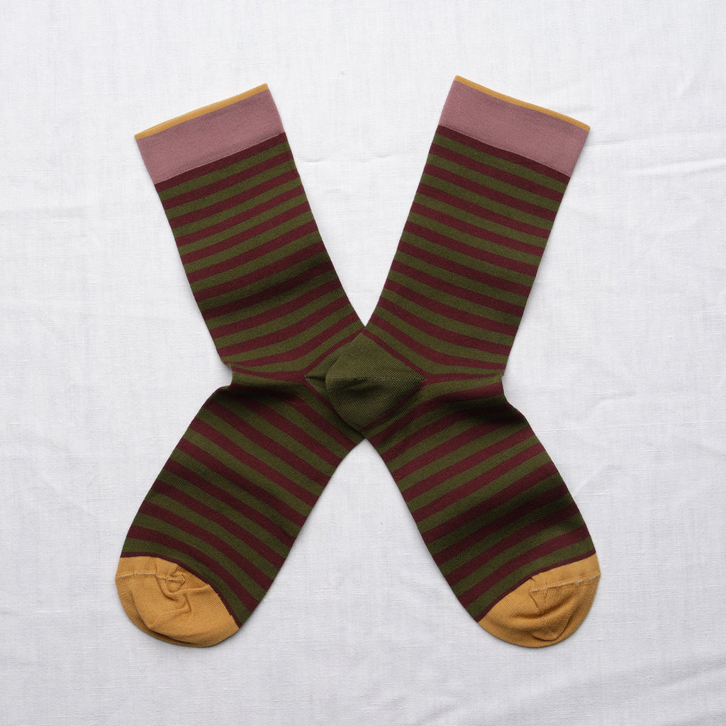Cypress Stripe Socks