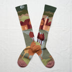 Autumn Landscape Knee-Highs