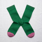 Burgundy Plain Socks