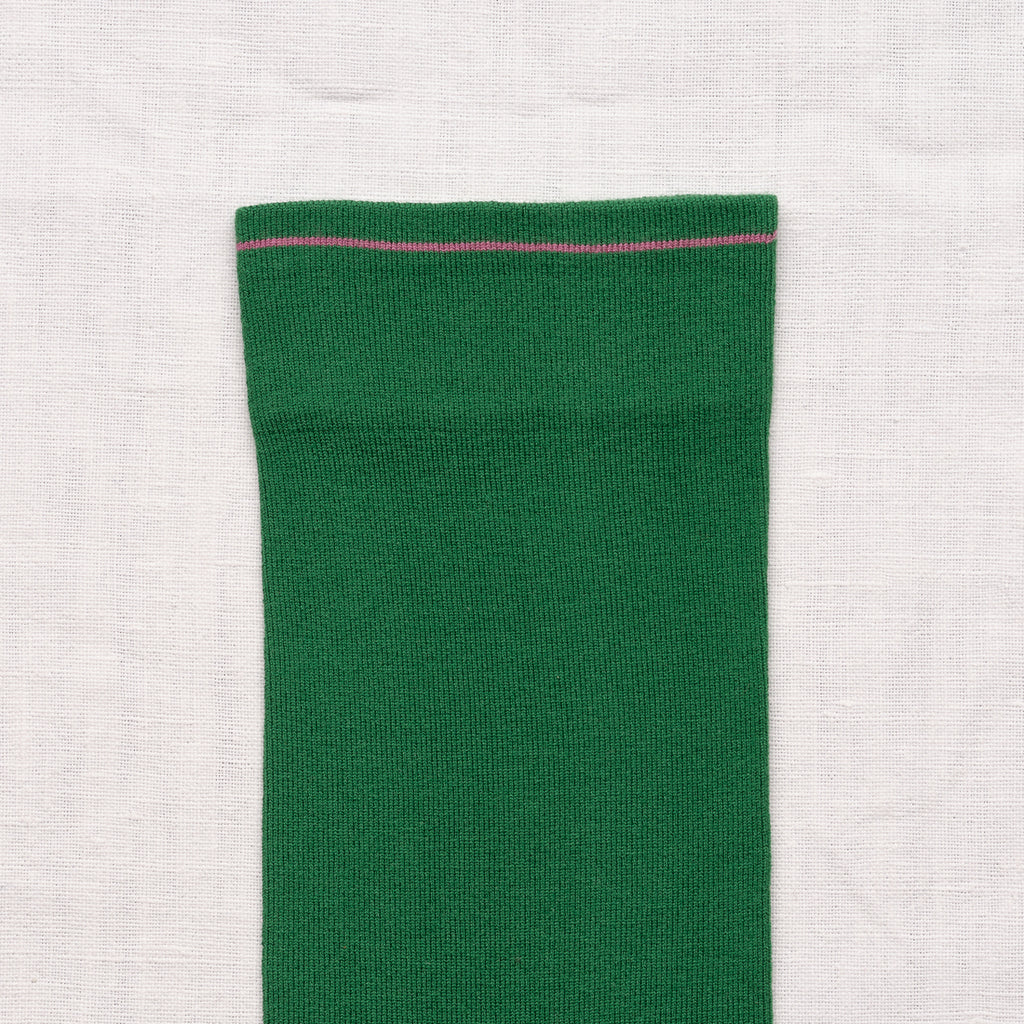 Burgundy Plain Socks
