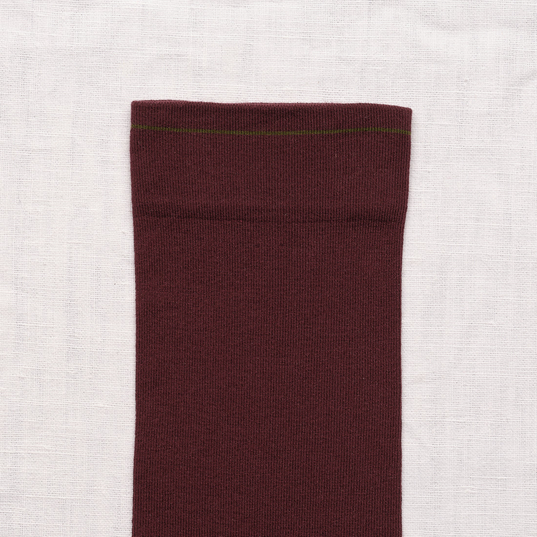 Burgundy Plain Socks