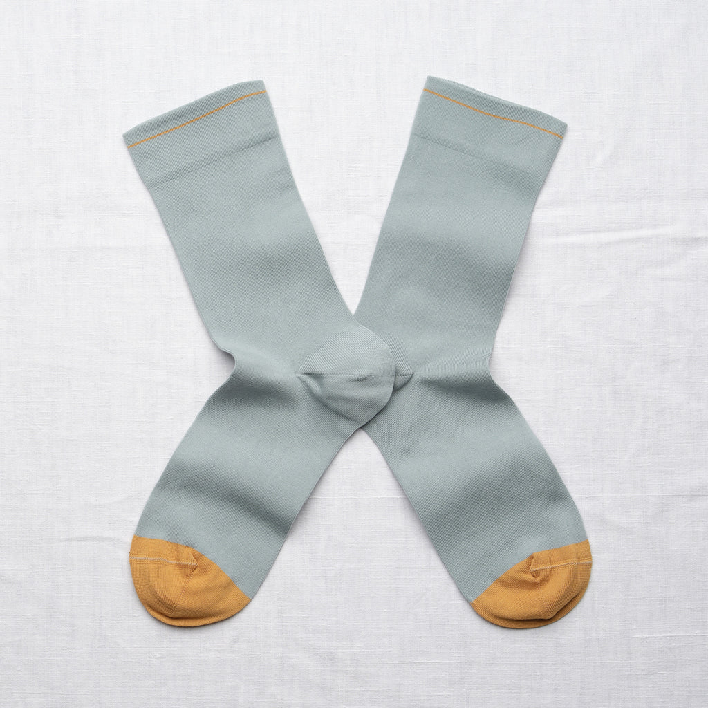 Solid Sage Green Socks