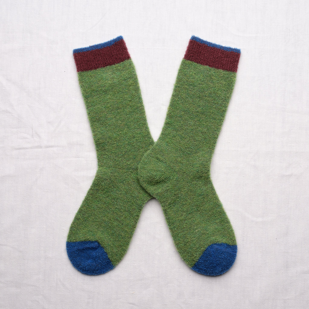 Foam Socks - Plain Green