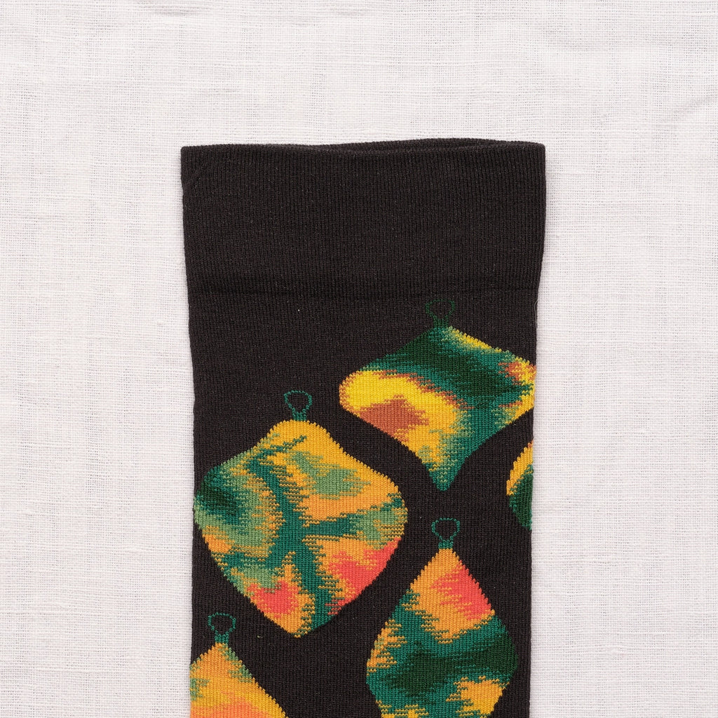 Chaussettes Boules de Noël Faux-Noir