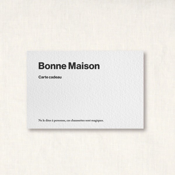 Carte-cadeau Bonne Maison